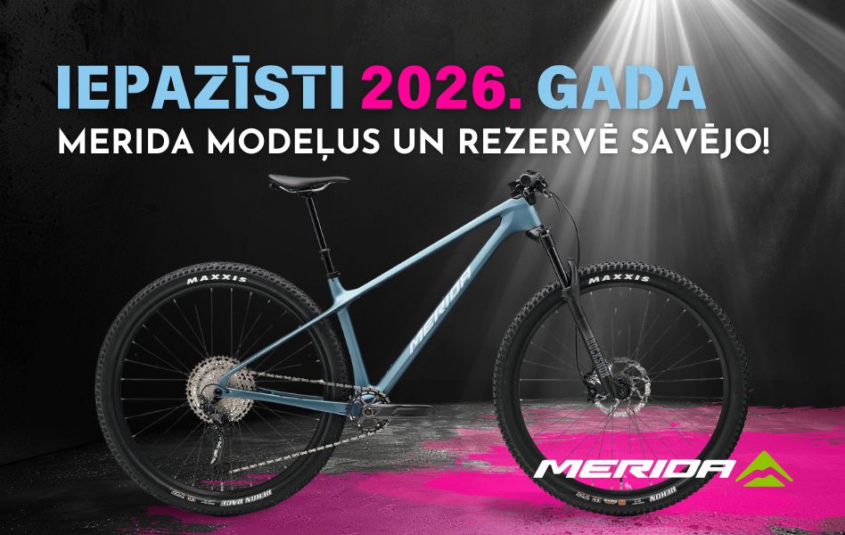 Rezervē jauno 2026. gada Merida!
