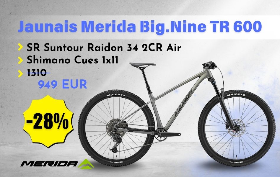 Jaunais Merida Big.Nine TR 600