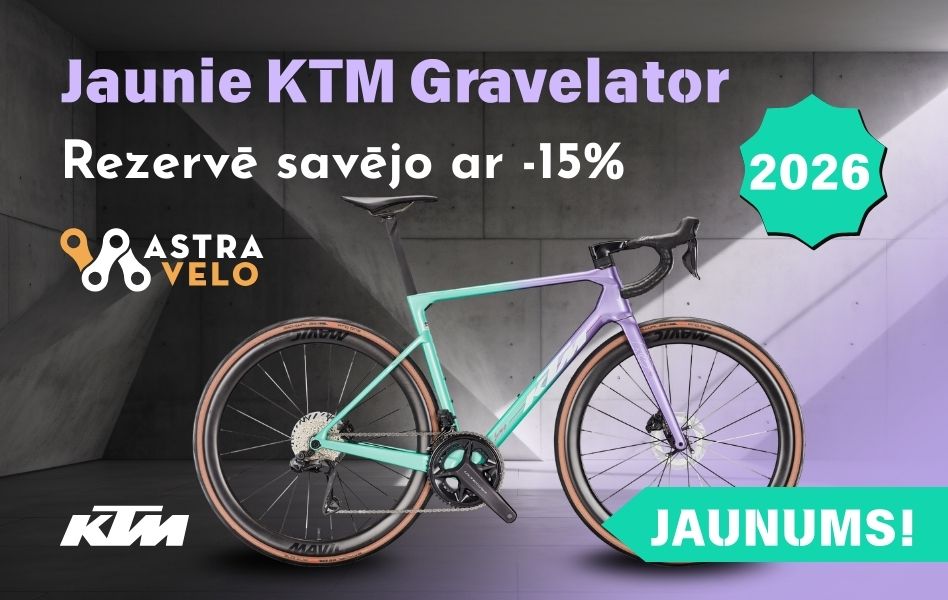 Jaunie 2026. gada KTM Gravelator 