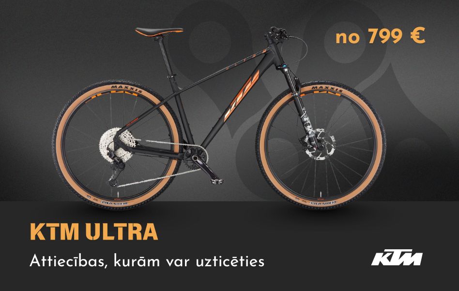 KTM Ultra - labākais kalnu velosipēds ar ar alumīnija rāmi