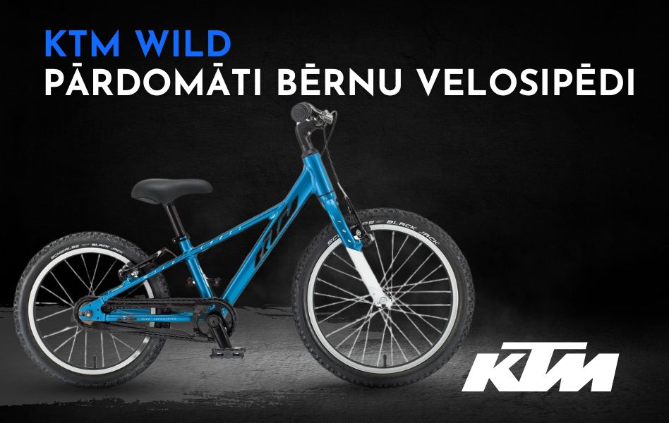KTM Wild - pārdomāti bērnu velosipēdi