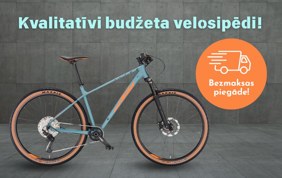 Kvalitatīvi velosipēdi online! Bezmakasas piegāde!
