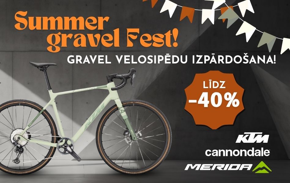 Gravel velosipēdu izpārdošana!